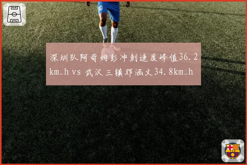 深圳队阿奇姆彭冲刺速度峰值36.2km_h vs 武汉三镇邓涵文34.8km_h,中超最快边锋对决纪录